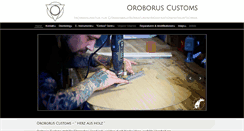 Desktop Screenshot of oroboruscustoms.com